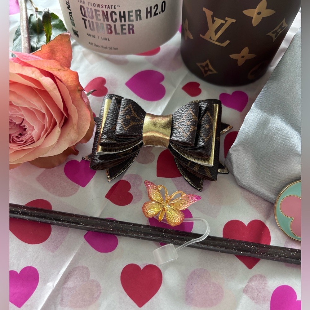 Stanley Dark Brown Tumbler with Gold Details - Picture 5 of 11